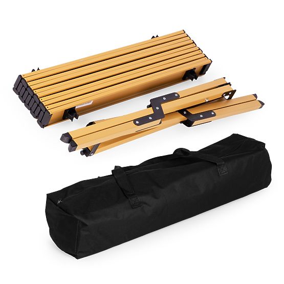 Sklopivi turistički stol 60x60 cm kamping s torbom MultiGarden