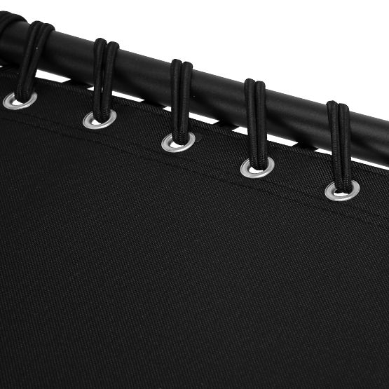 Sklopivi vrtni ležaljka podesiva FENIKS crna