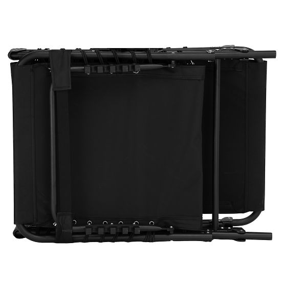 Sklopivi vrtni ležaljka podesiva FENIKS crna