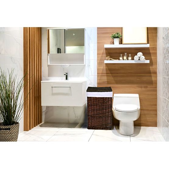 Smeđa pletena košara 114 L