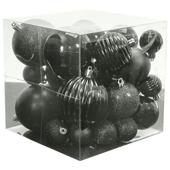 SREBRNE BOŽIĆNE KUGLE 36 KOM 311433C