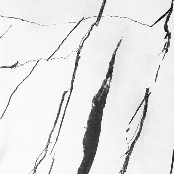 Stalak za cvijeće ANTIRES bijeli mramor metalni