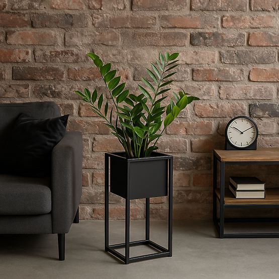 Stalak za cvijeće Concove loft 40 cm crni