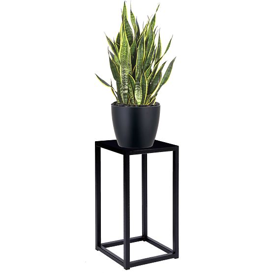 Stalak za cvijeće Piatto loft 40 cm crni