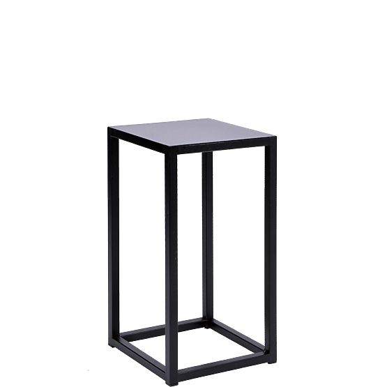 Stalak za cvijeće Piatto loft 40 cm crni