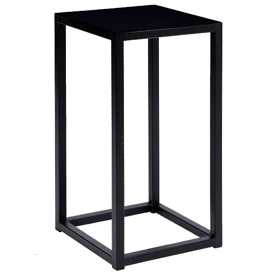 Stalak za cvijeće Piatto loft 40 cm crni
