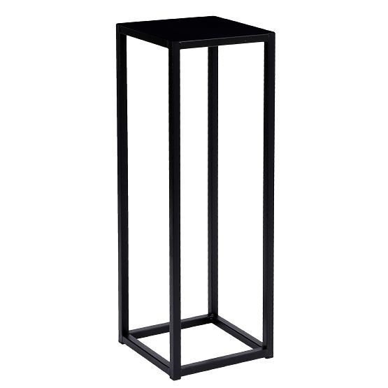 Stalak za cvijeće Piatto loft 60 cm crni