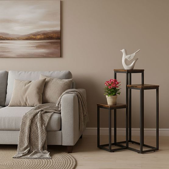 Stalak za cvijeće s 3 police loft ModernHome