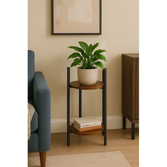 Stalak za cvijeće stojeći stalak za cvijeće dekoracija 2 razine loft ModernHome