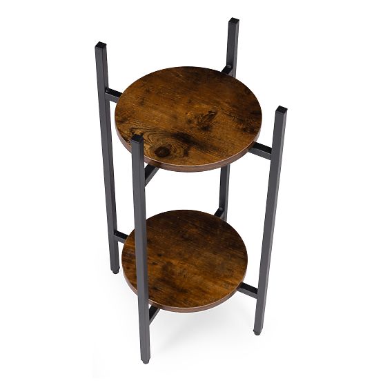 Stalak za cvijeće stojeći stalak za cvijeće dekoracija 2 razine loft ModernHome