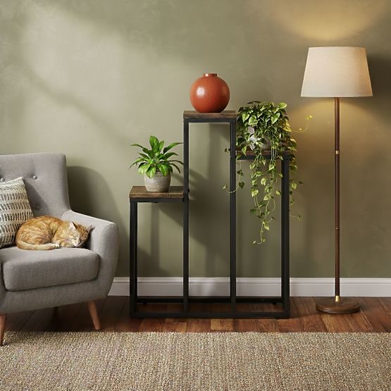 Stalak za cvijeće stojeći stalak za cvijeće ukrasi 3 police loft ModernHome