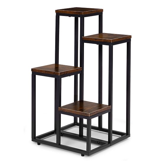 Stalak za cvijeće ukrasi 4 police loft ModernHome