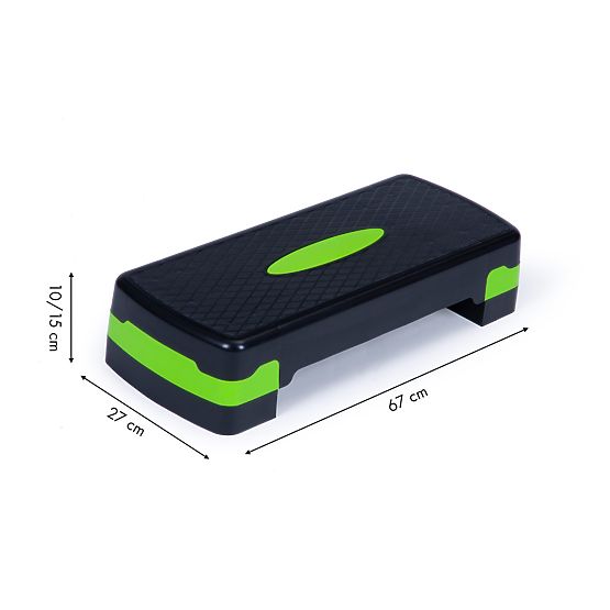 Step fitness za vježbanje aerobika 2 razine platforma