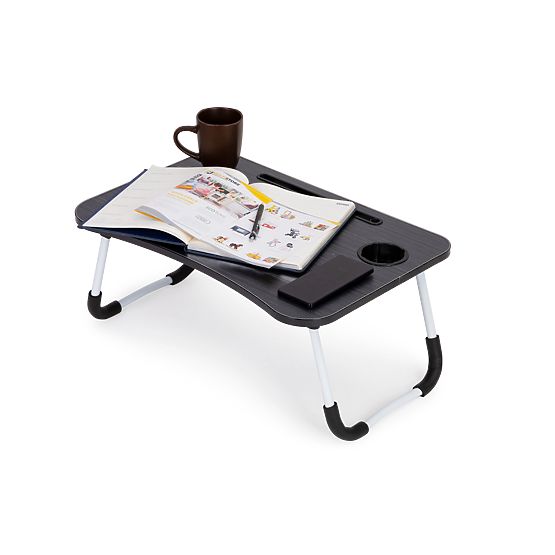 Stolić za laptop za krevet 60x40cm - Crna