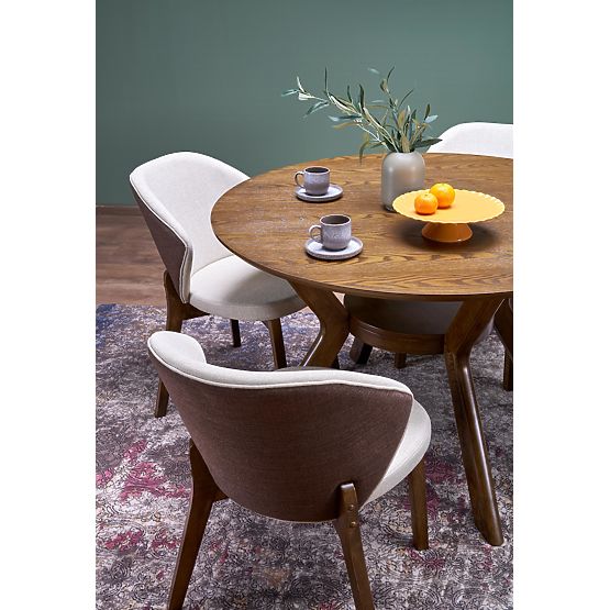 Stolica K583, orah / smeđa / bež (1p=2 kom)