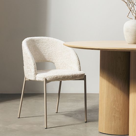 Stolica s otvorom u naslonu Jazz, svijetlo bež