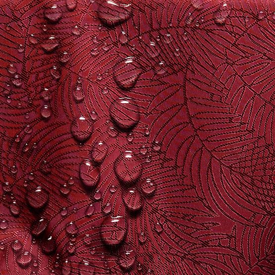 Stolnjak GAIA boja bordo s reljefnim biljnim motivom 30x160 ameliahome