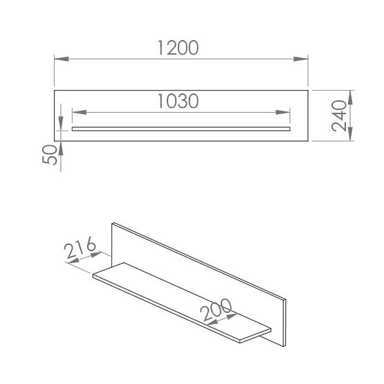 Šumska polica - zelena