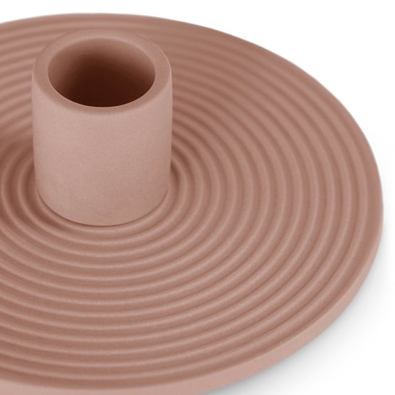 Svijećnjak MORAB boja puder ružičasta boho stil za interijer ameliahome