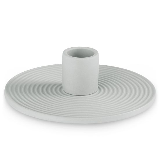 Svijećnjak MORAB siva boja boho stil za interijer ameliahome