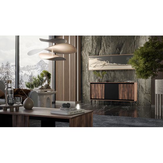 SWING KM-1 komoda orah/crna, noge: crna (2p=1ks)