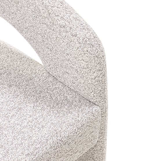 Tapecirana stolica Castelo sivo-bež