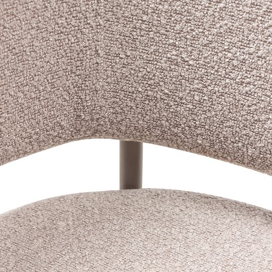 Tapecirana stolica Lamu bež, bouclé