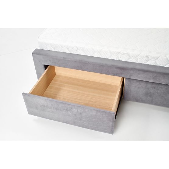 Tapecirani krevet 160x200 SABRINA - tamno siva