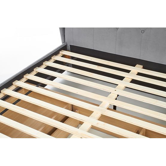 Tapecirani krevet 160x200 SABRINA - tamno siva