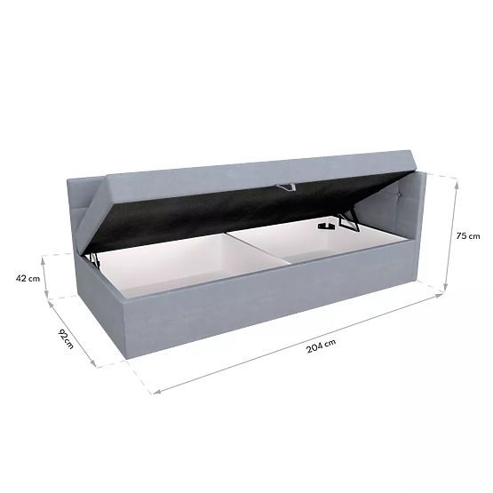 Tapecirani krevet BILLY - 200 x 90 cm