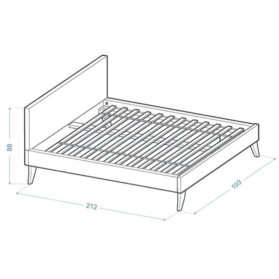 Tapecirani krevet HEAVEN 180 x 200 cm - Puder roza