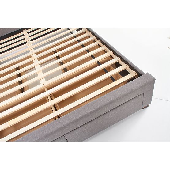 Tapecirani krevet MODENA 140 cm s ladicama siva (6p=1ks)