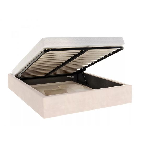 Tapecirani krevet ORLANDO 90 x 200 cm - Krem