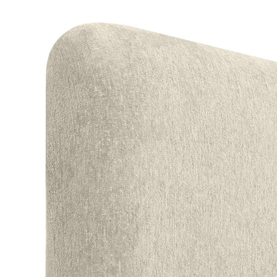 Tapecirani krevet Rolly 160x200 cm, s podnicom, zaobljen, svijetlosivi