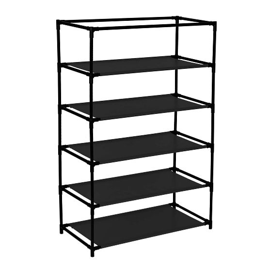 Tekstilni ormarić za cipele Mona tamno smeđa