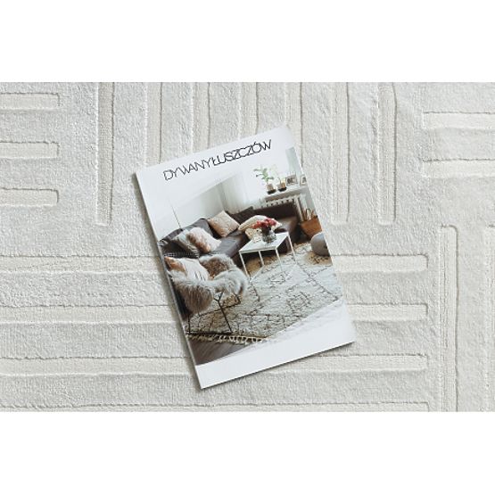 Tepih BALANCE 1918 krem - Geometrijski, strukturni, glamur