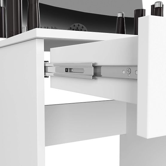 TOALETNI STOL SA ZRCALOM CLP P-2/SL 900x600 DESNI PK BIJELA