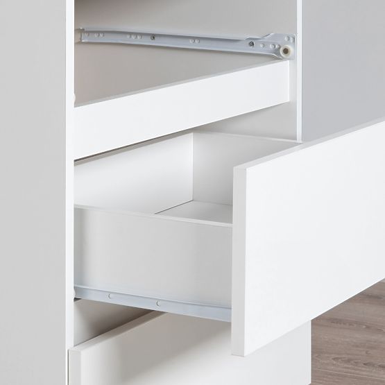 Toaletni stolić s ogledalom CLP P-2/SL 900x600 LIJEVI PK BIJELI