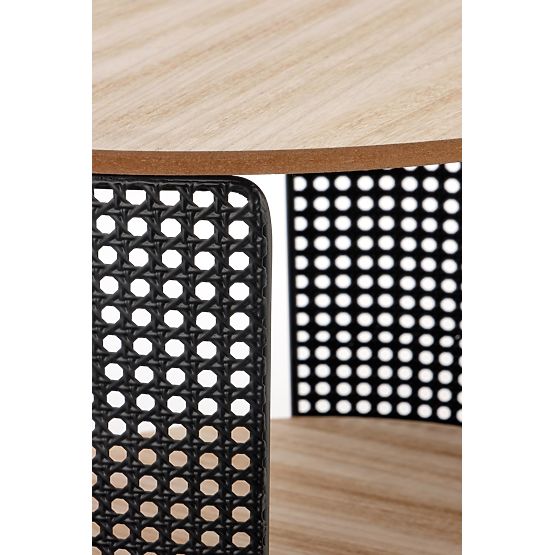 TRAFICA konferencijski stolić prirodni/crni