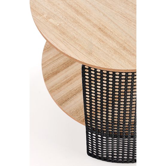 TRAFICA konferencijski stolić prirodni/crni