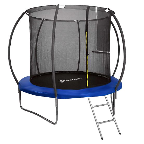 Trampolin s mrežom i ljestvama HENZEN 244 cm plava FT 8