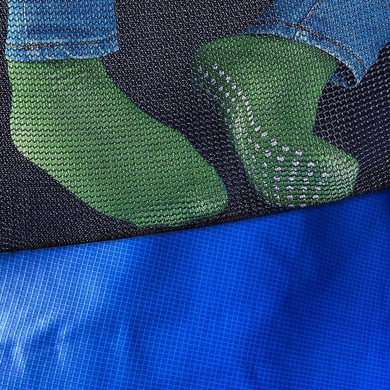 Trampolin s mrežom i ljestvama HENZEN 244 cm plava FT 8