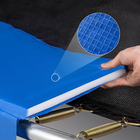 Trampolin s zaštitnom mrežom i ljestvama HENZEN 305 cm plava FT10