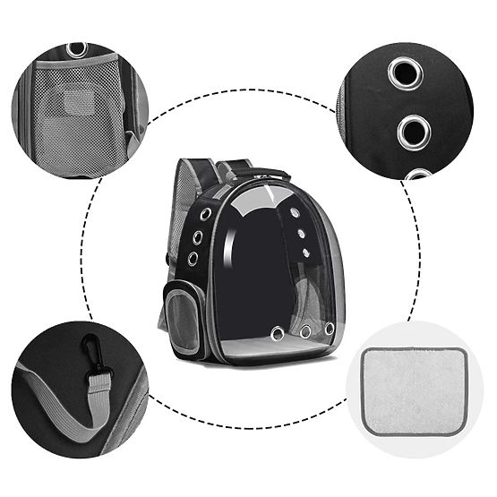 Transporter za životinje P70259 Crni