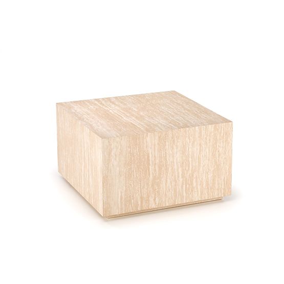 TRAVERTINO KWADRAT stolić za kavu, travertin (1p=1ks)