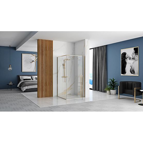 Tuš kabina Rea Fargo 120x90 Gold