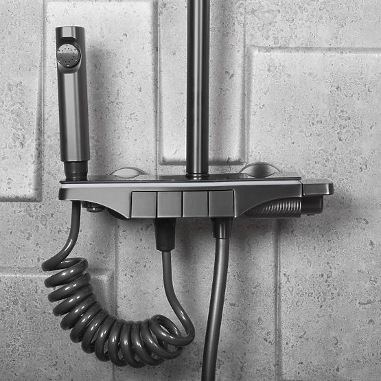 Tuš set REA Savio s LED zaslonom Titan