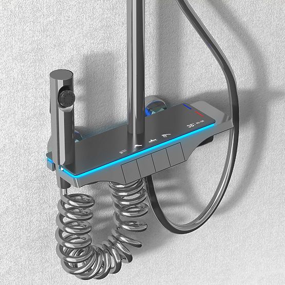 Tuš set REA Savio s LED zaslonom Titan