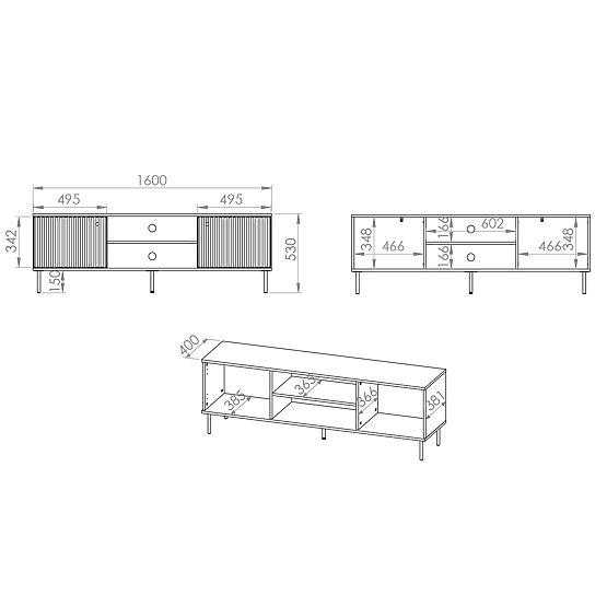 TV stol Sophie - bež
