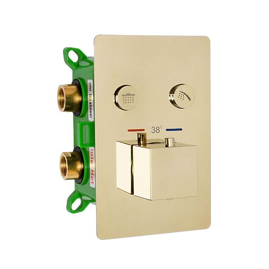 Ugradbeni tuš set s termostatom FENIX DAVIS Zlatna + BOX